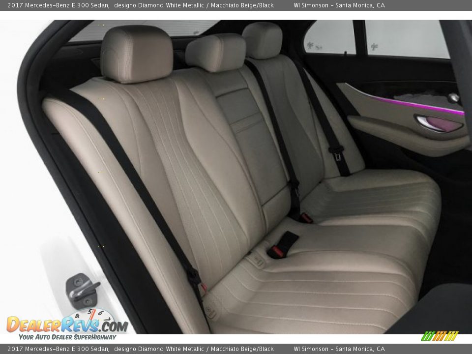 2017 Mercedes-Benz E 300 Sedan designo Diamond White Metallic / Macchiato Beige/Black Photo #13