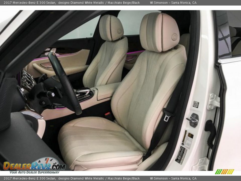 2017 Mercedes-Benz E 300 Sedan designo Diamond White Metallic / Macchiato Beige/Black Photo #15