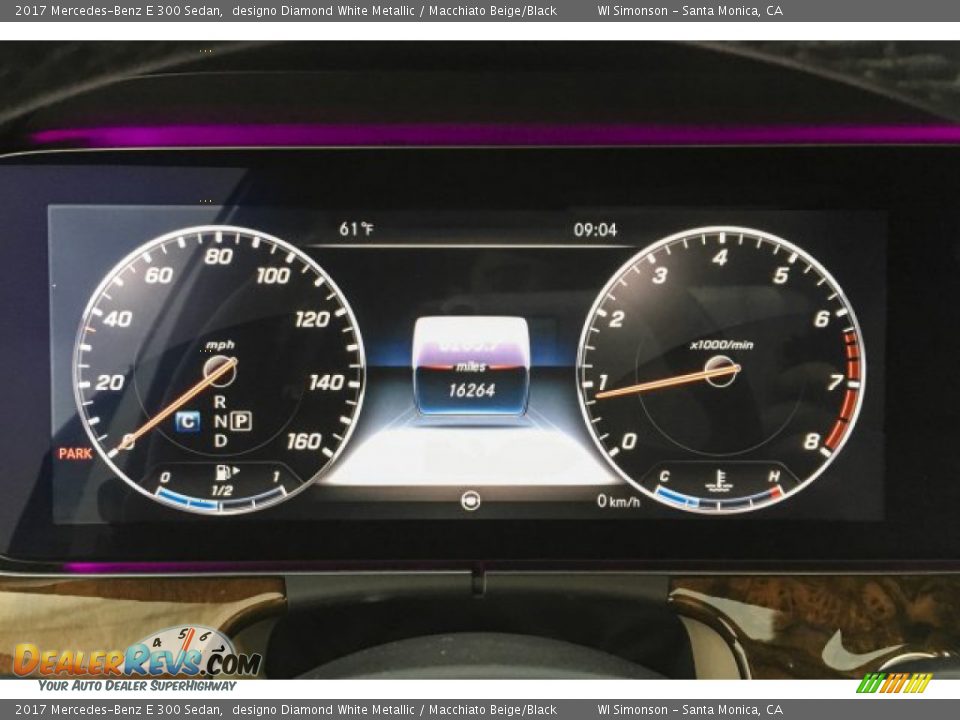 2017 Mercedes-Benz E 300 Sedan designo Diamond White Metallic / Macchiato Beige/Black Photo #21