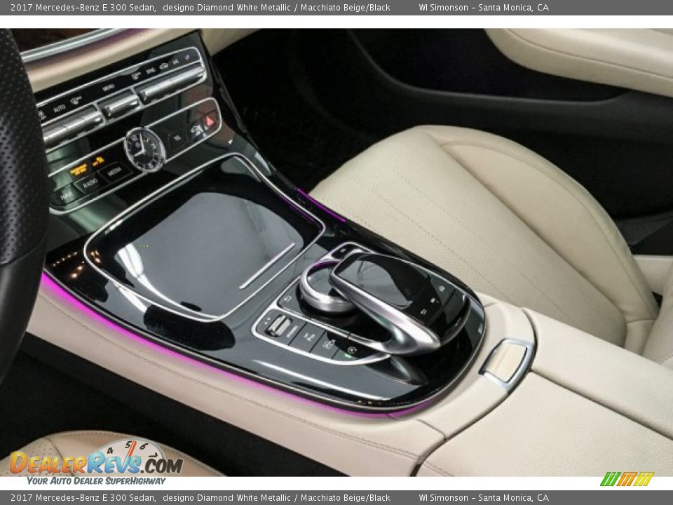 2017 Mercedes-Benz E 300 Sedan designo Diamond White Metallic / Macchiato Beige/Black Photo #24