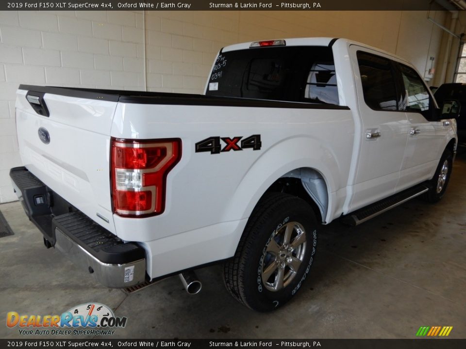 2019 Ford F150 XLT SuperCrew 4x4 Oxford White / Earth Gray Photo #2