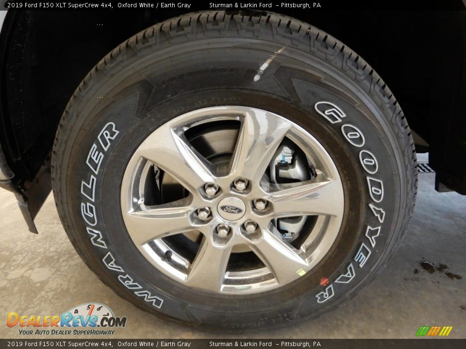 2019 Ford F150 XLT SuperCrew 4x4 Oxford White / Earth Gray Photo #5