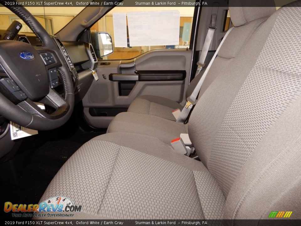 2019 Ford F150 XLT SuperCrew 4x4 Oxford White / Earth Gray Photo #6