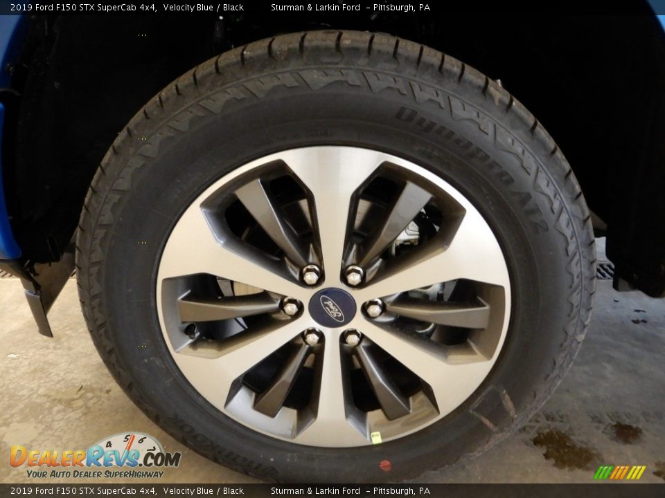 2019 Ford F150 STX SuperCab 4x4 Velocity Blue / Black Photo #5