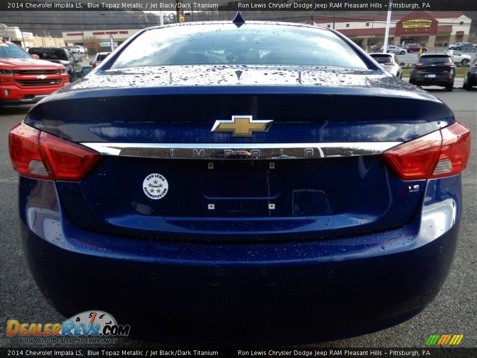 2014 Chevrolet Impala LS Blue Topaz Metallic / Jet Black/Dark Titanium Photo #4