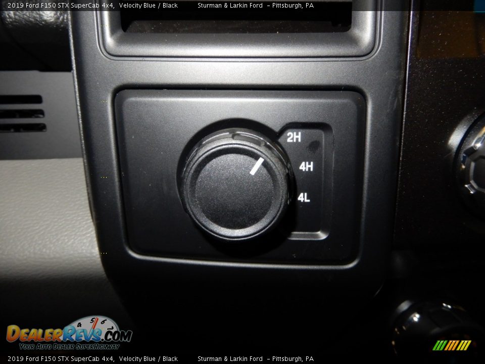 2019 Ford F150 STX SuperCab 4x4 Velocity Blue / Black Photo #12