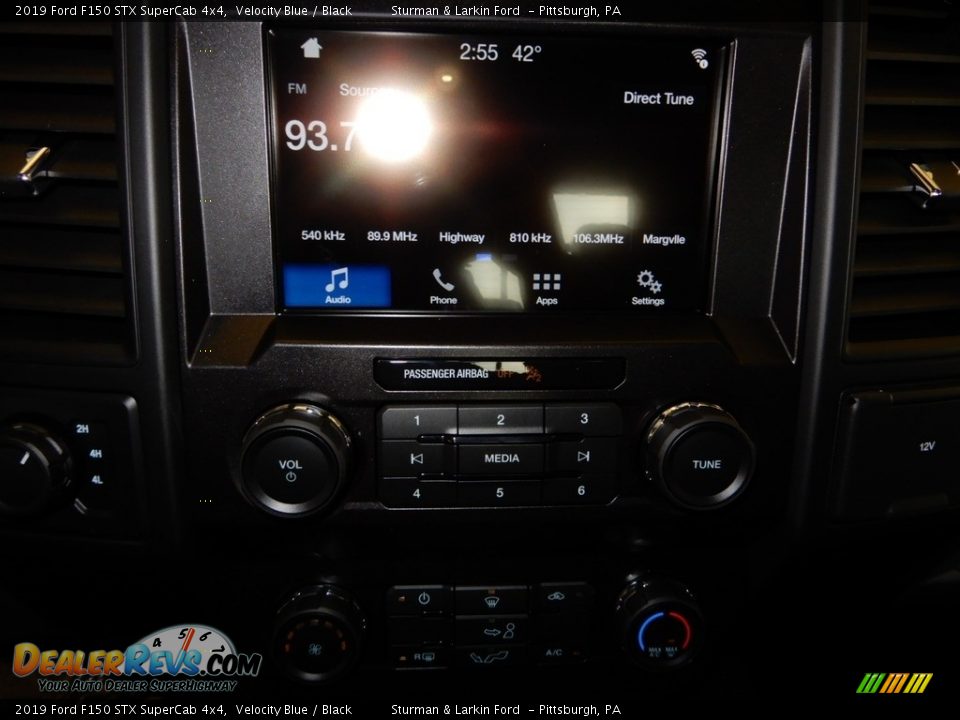 2019 Ford F150 STX SuperCab 4x4 Velocity Blue / Black Photo #14