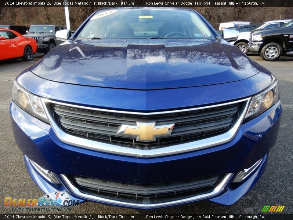 2014 Chevrolet Impala LS Blue Topaz Metallic / Jet Black/Dark Titanium Photo #8