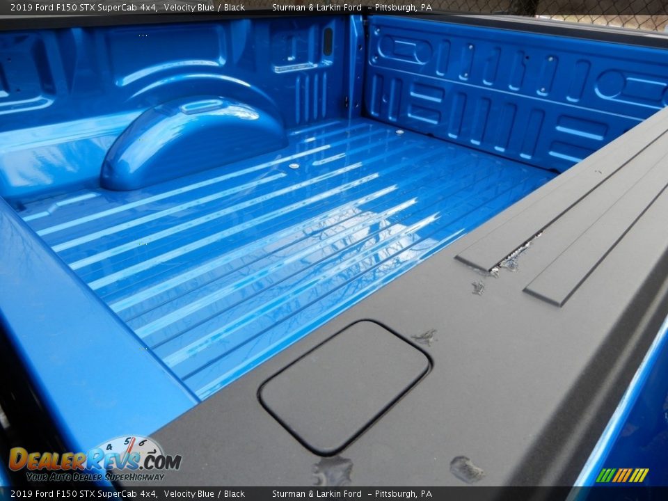 2019 Ford F150 STX SuperCab 4x4 Velocity Blue / Black Photo #15