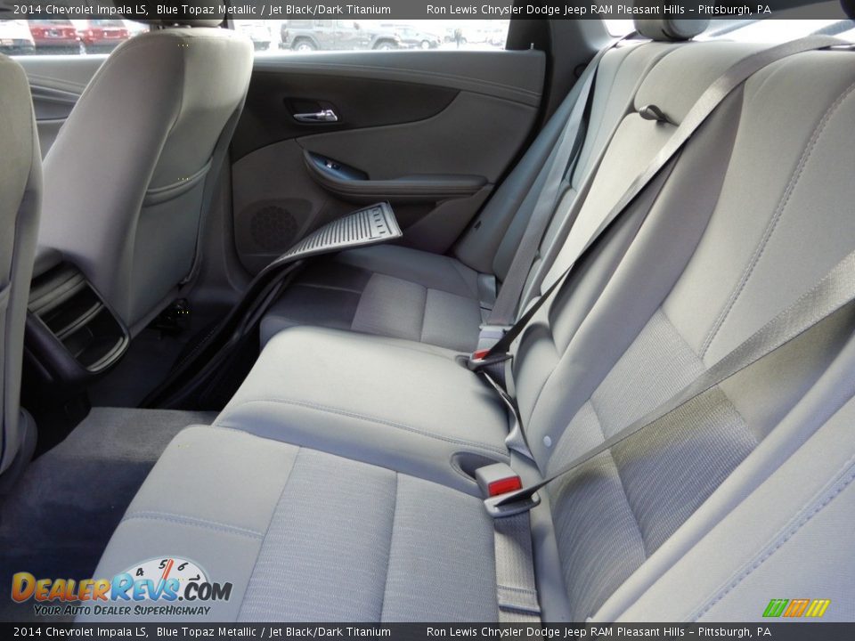 2014 Chevrolet Impala LS Blue Topaz Metallic / Jet Black/Dark Titanium Photo #11