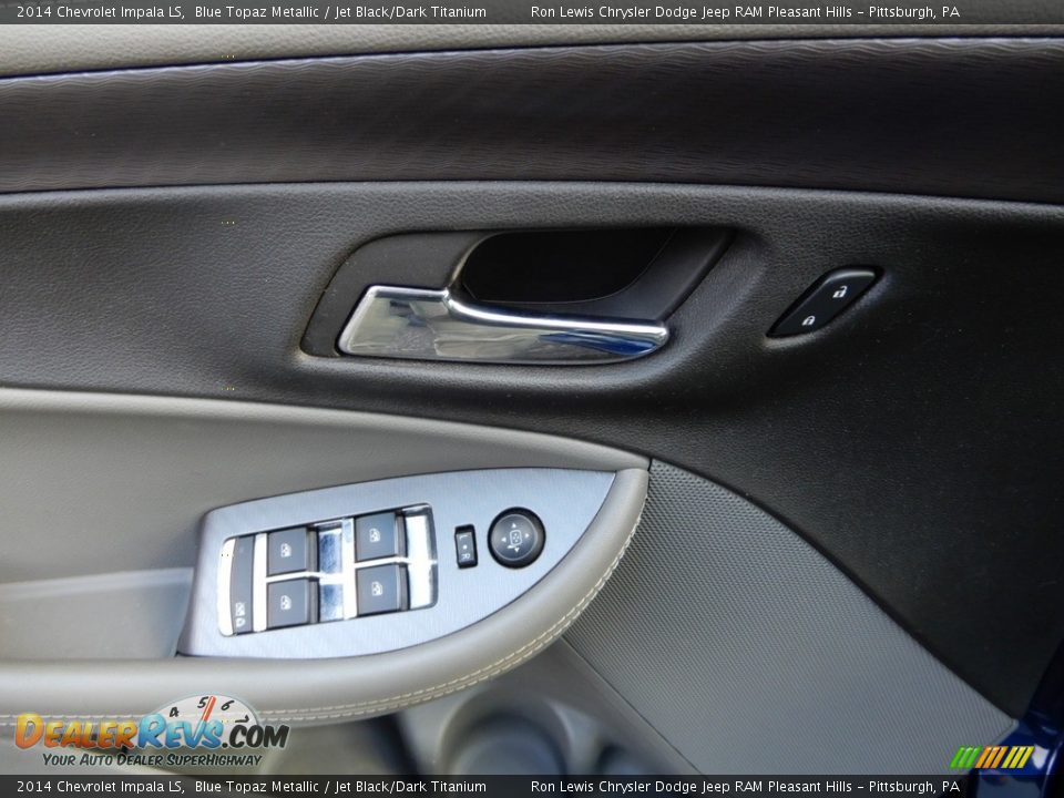 2014 Chevrolet Impala LS Blue Topaz Metallic / Jet Black/Dark Titanium Photo #14