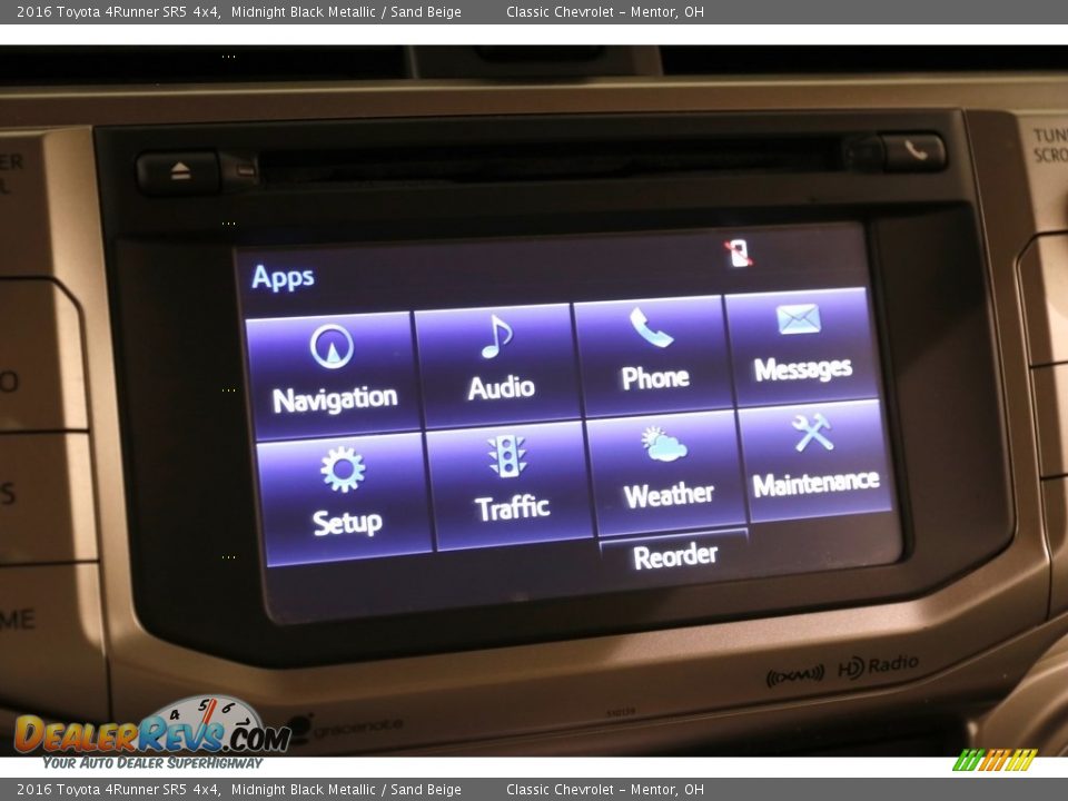 2016 Toyota 4Runner SR5 4x4 Midnight Black Metallic / Sand Beige Photo #11