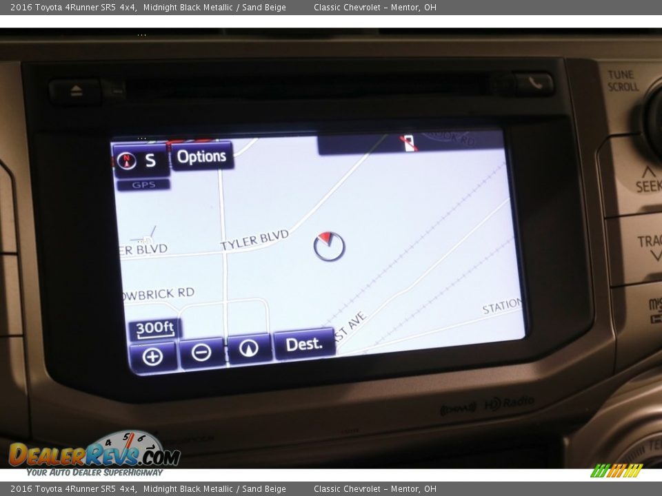 2016 Toyota 4Runner SR5 4x4 Midnight Black Metallic / Sand Beige Photo #12