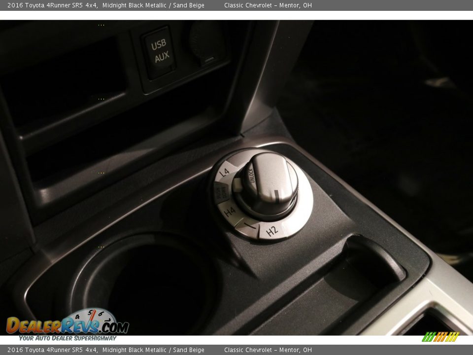 2016 Toyota 4Runner SR5 4x4 Midnight Black Metallic / Sand Beige Photo #15