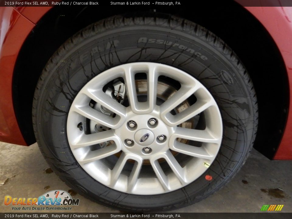 2019 Ford Flex SEL AWD Ruby Red / Charcoal Black Photo #6
