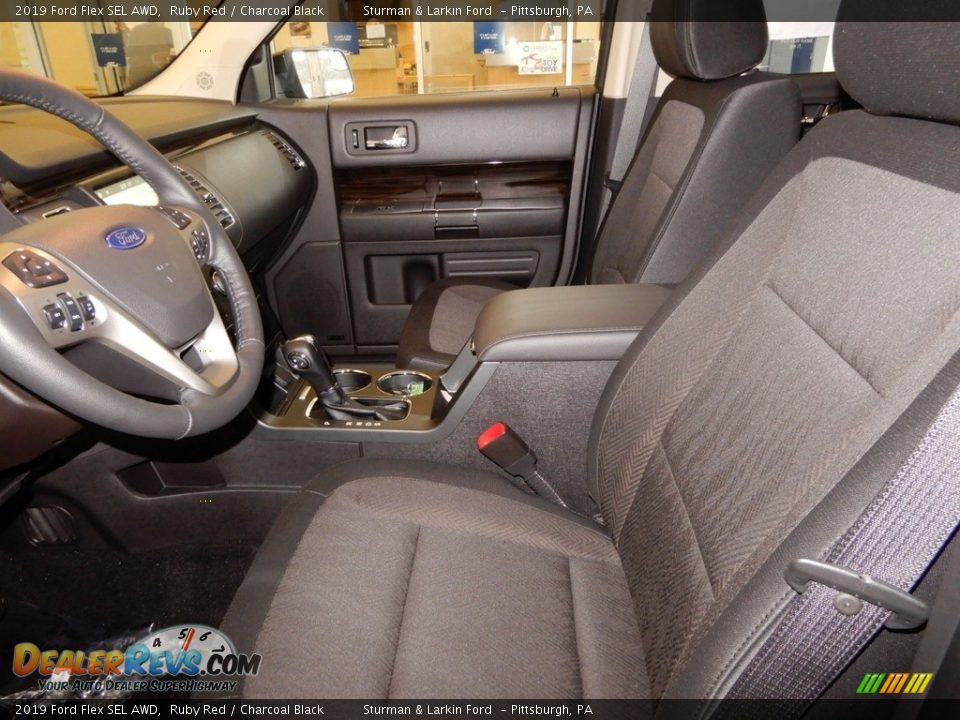 2019 Ford Flex SEL AWD Ruby Red / Charcoal Black Photo #7