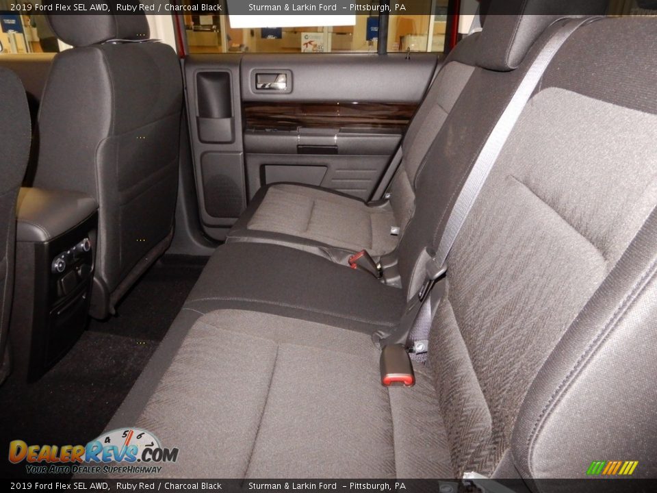 2019 Ford Flex SEL AWD Ruby Red / Charcoal Black Photo #8