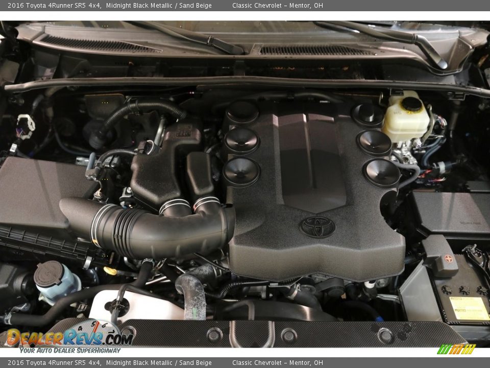 2016 Toyota 4Runner SR5 4x4 Midnight Black Metallic / Sand Beige Photo #21
