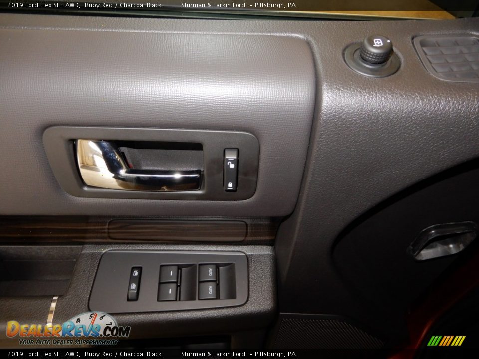 2019 Ford Flex SEL AWD Ruby Red / Charcoal Black Photo #10