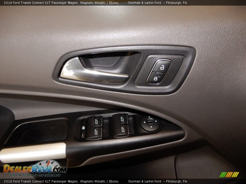 2019 Ford Transit Connect XLT Passenger Wagon Magnetic Metallic / Ebony Photo #10