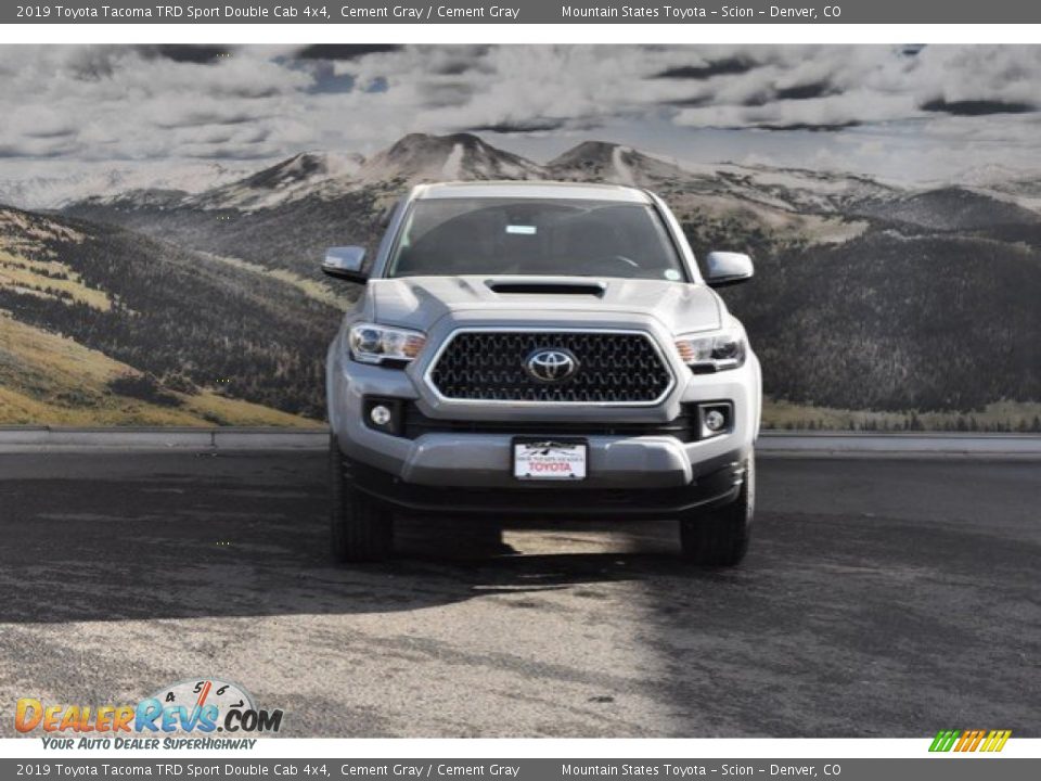 2019 Toyota Tacoma TRD Sport Double Cab 4x4 Cement Gray / Cement Gray Photo #2