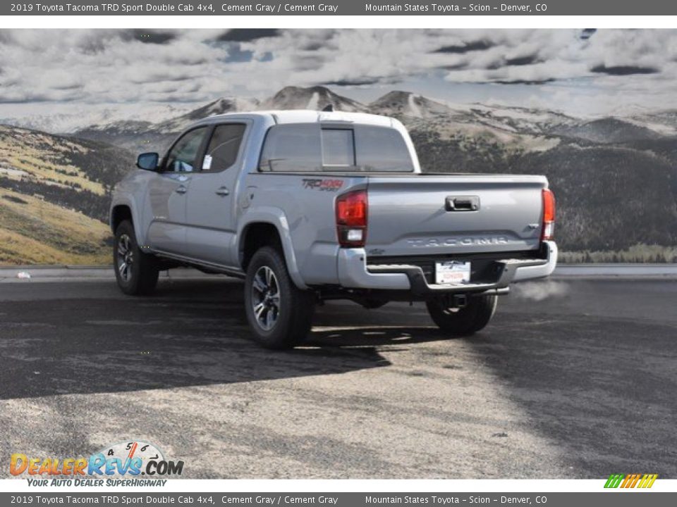 2019 Toyota Tacoma TRD Sport Double Cab 4x4 Cement Gray / Cement Gray Photo #3