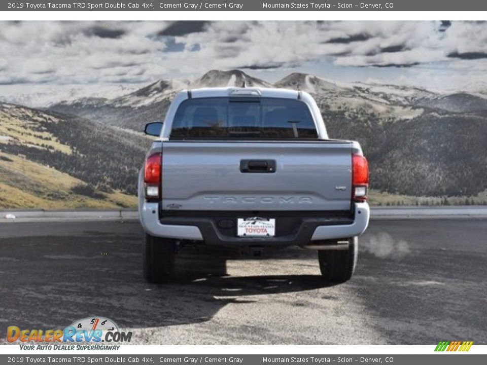 2019 Toyota Tacoma TRD Sport Double Cab 4x4 Cement Gray / Cement Gray Photo #4