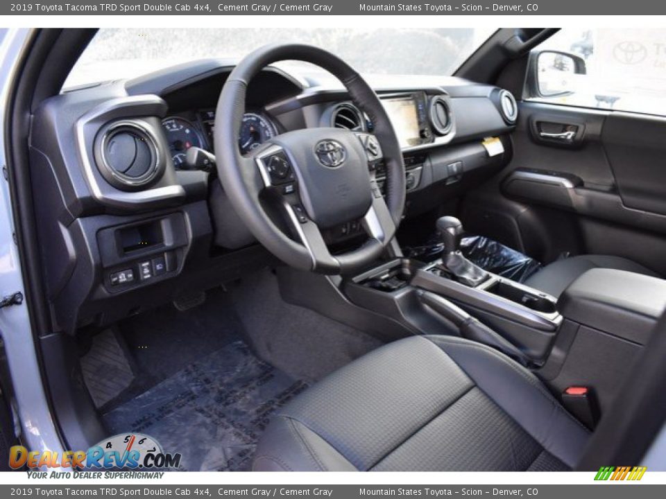 2019 Toyota Tacoma TRD Sport Double Cab 4x4 Cement Gray / Cement Gray Photo #5