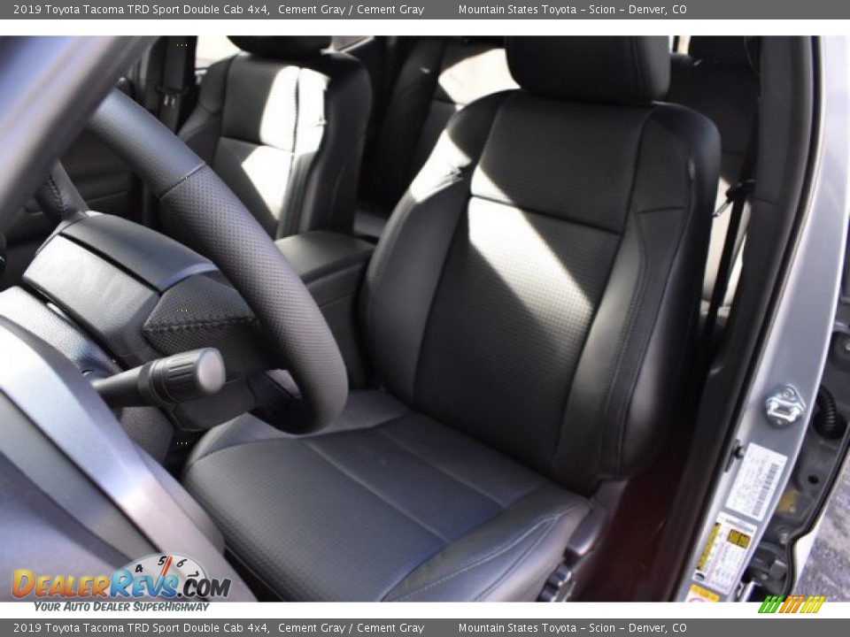 2019 Toyota Tacoma TRD Sport Double Cab 4x4 Cement Gray / Cement Gray Photo #7