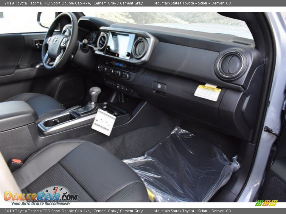 2019 Toyota Tacoma TRD Sport Double Cab 4x4 Cement Gray / Cement Gray Photo #11