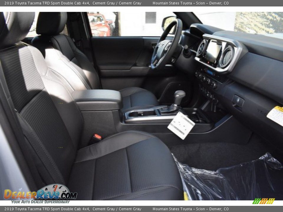 2019 Toyota Tacoma TRD Sport Double Cab 4x4 Cement Gray / Cement Gray Photo #12