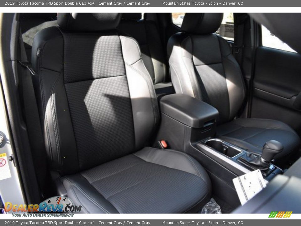 2019 Toyota Tacoma TRD Sport Double Cab 4x4 Cement Gray / Cement Gray Photo #13