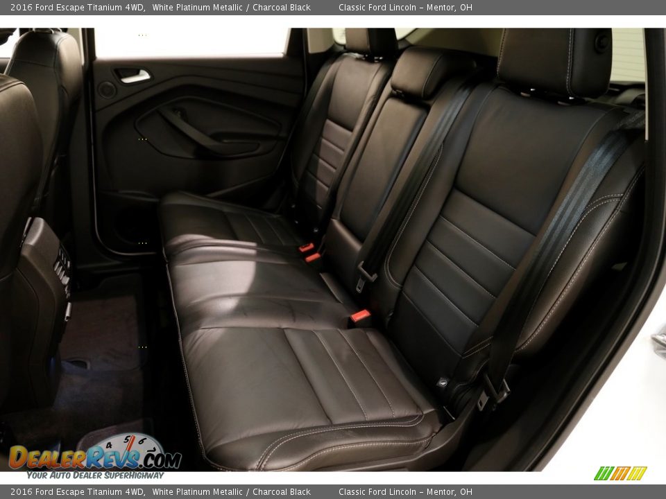 2016 Ford Escape Titanium 4WD White Platinum Metallic / Charcoal Black Photo #20