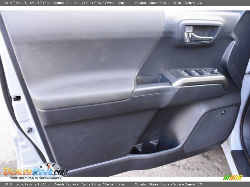 2019 Toyota Tacoma TRD Sport Double Cab 4x4 Cement Gray / Cement Gray Photo #20