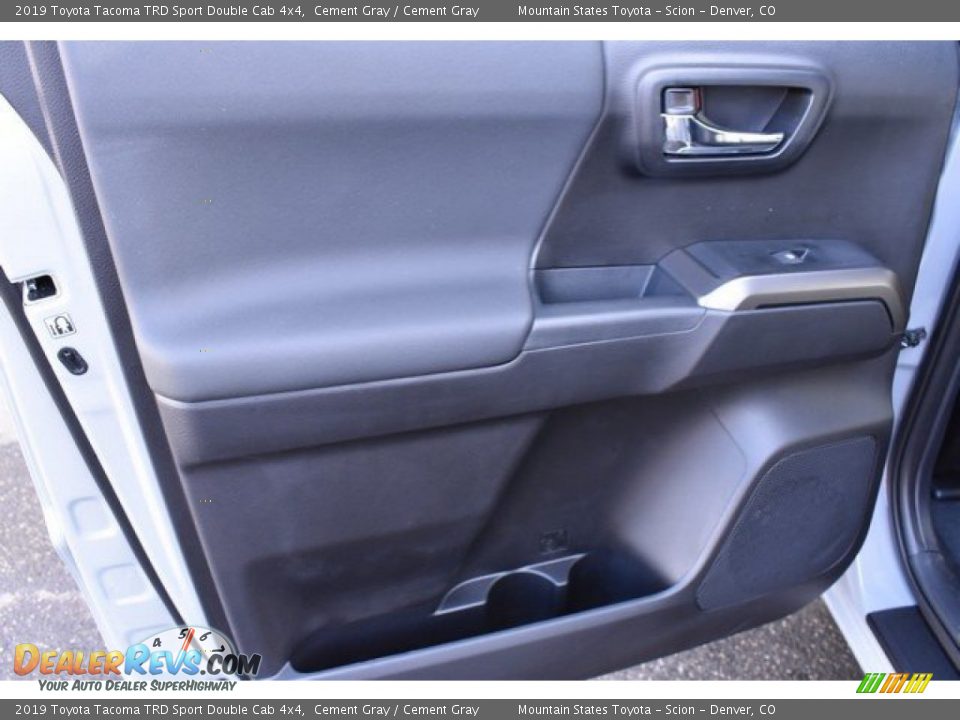 2019 Toyota Tacoma TRD Sport Double Cab 4x4 Cement Gray / Cement Gray Photo #21