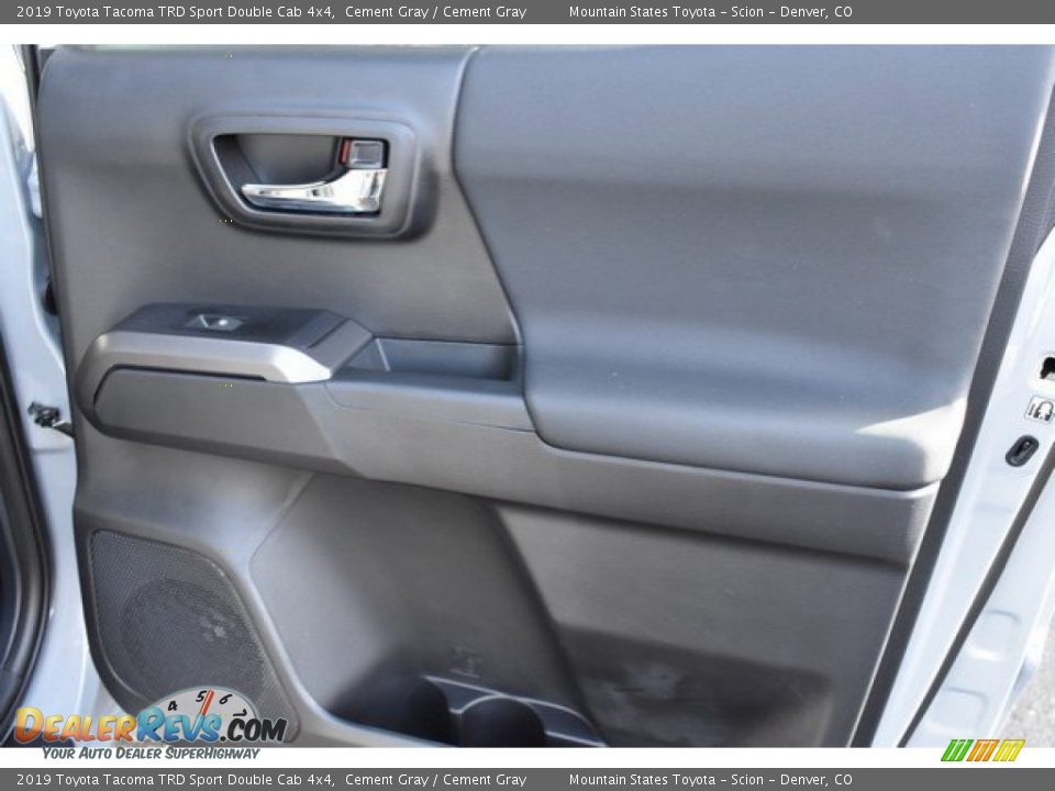 2019 Toyota Tacoma TRD Sport Double Cab 4x4 Cement Gray / Cement Gray Photo #23