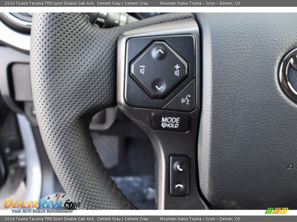2019 Toyota Tacoma TRD Sport Double Cab 4x4 Cement Gray / Cement Gray Photo #26