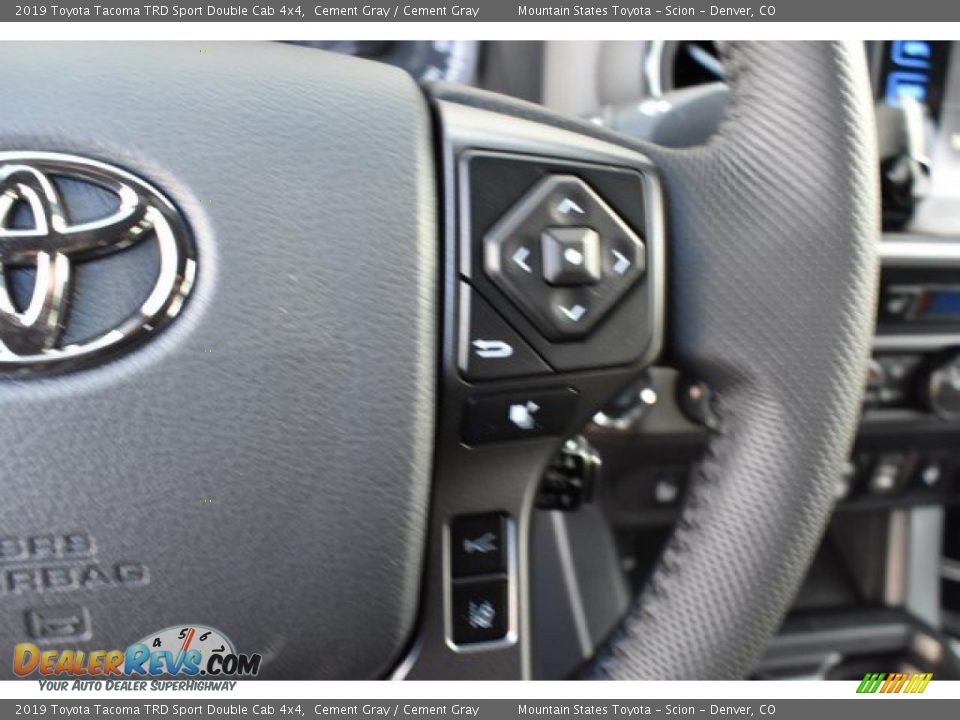 2019 Toyota Tacoma TRD Sport Double Cab 4x4 Cement Gray / Cement Gray Photo #27