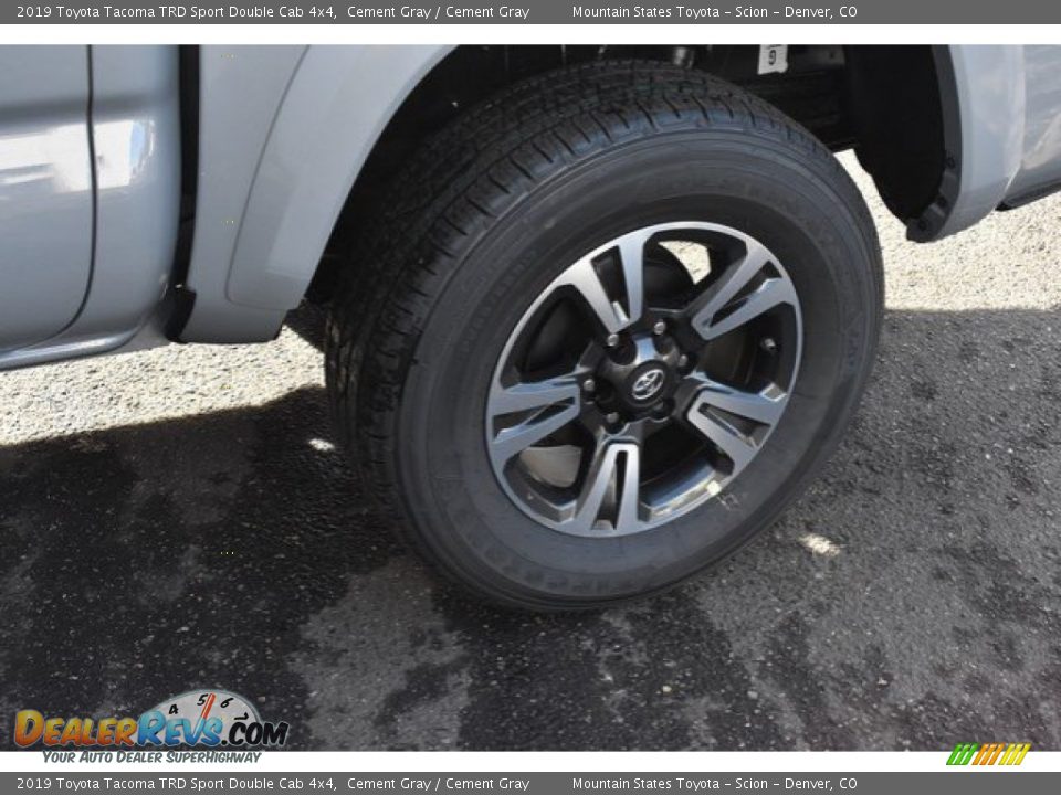 2019 Toyota Tacoma TRD Sport Double Cab 4x4 Cement Gray / Cement Gray Photo #33