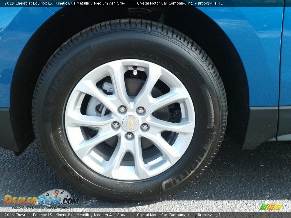 2019 Chevrolet Equinox LS Kinetic Blue Metallic / Medium Ash Gray Photo #20