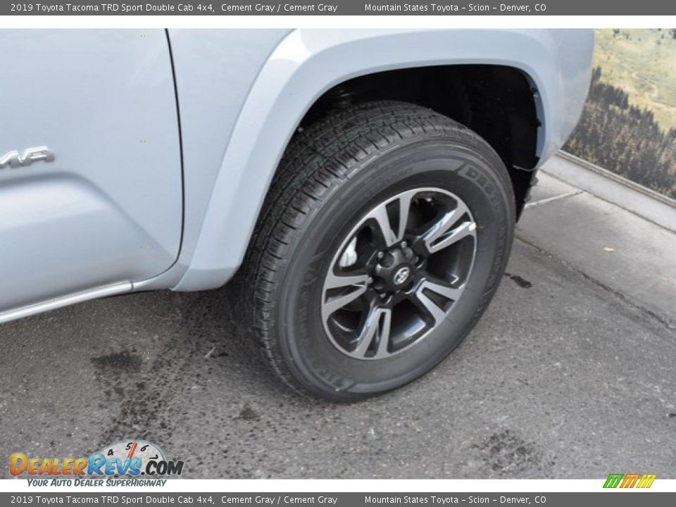 2019 Toyota Tacoma TRD Sport Double Cab 4x4 Cement Gray / Cement Gray Photo #35