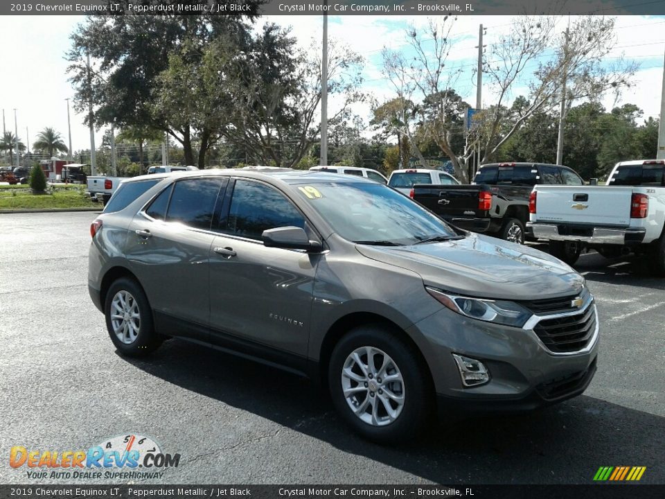 2019 Chevrolet Equinox LT Pepperdust Metallic / Jet Black Photo #7