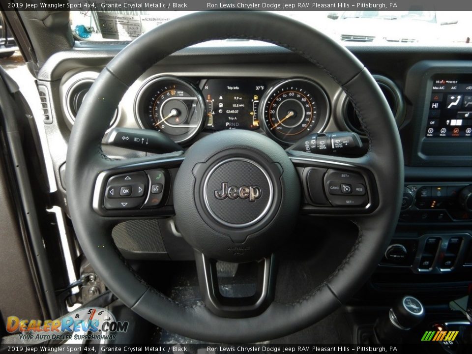 2019 Jeep Wrangler Sport 4x4 Steering Wheel Photo #16