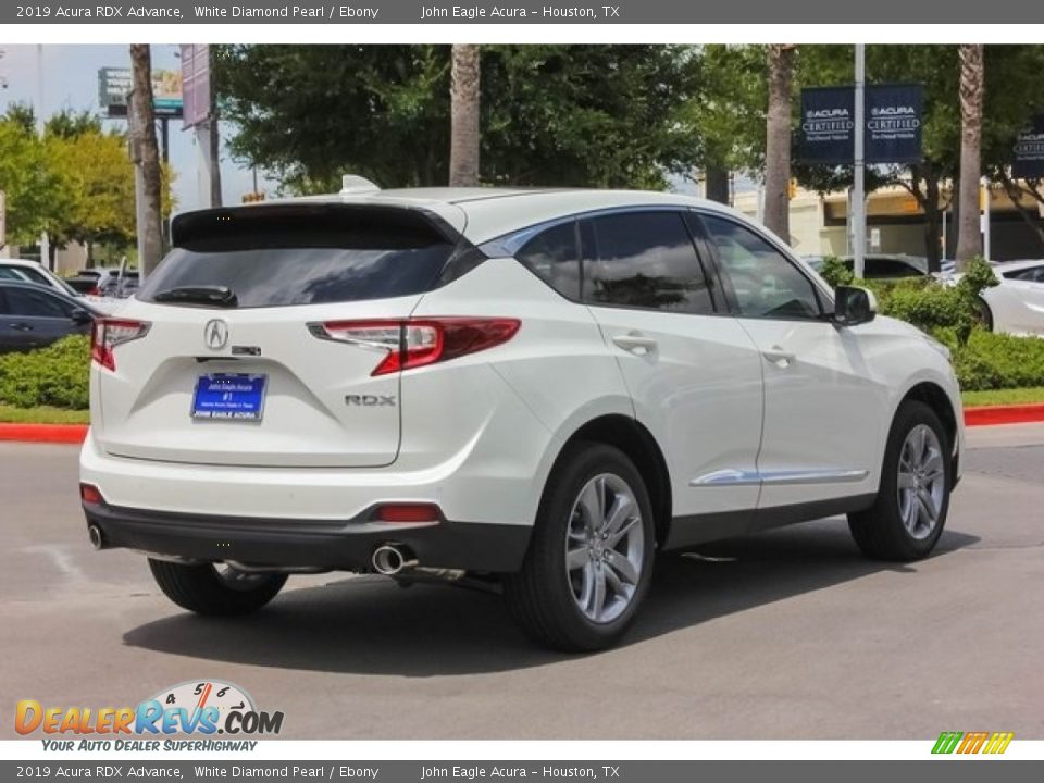 2019 Acura RDX Advance White Diamond Pearl / Ebony Photo #7