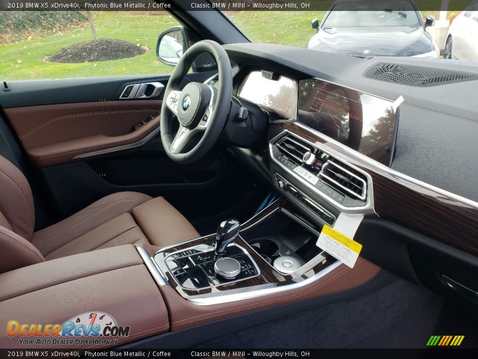 2019 BMW X5 xDrive40i Phytonic Blue Metallic / Coffee Photo #4