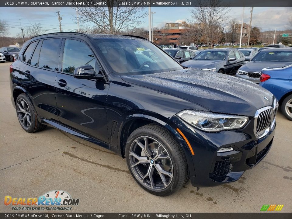 2019 BMW X5 xDrive40i Carbon Black Metallic / Cognac Photo #1