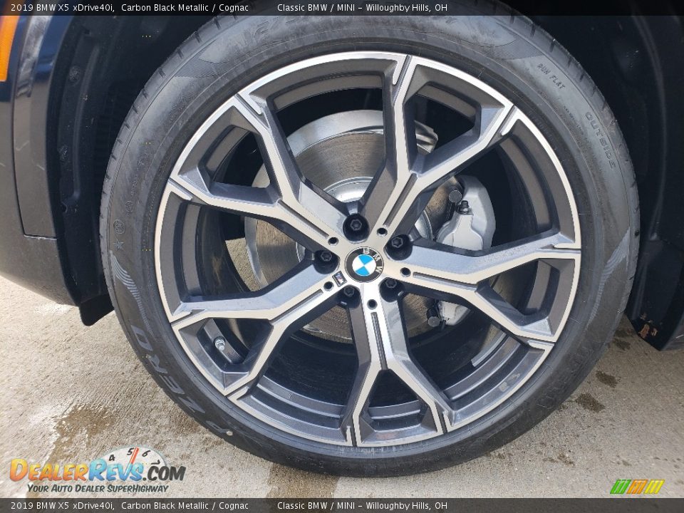 2019 BMW X5 xDrive40i Carbon Black Metallic / Cognac Photo #3