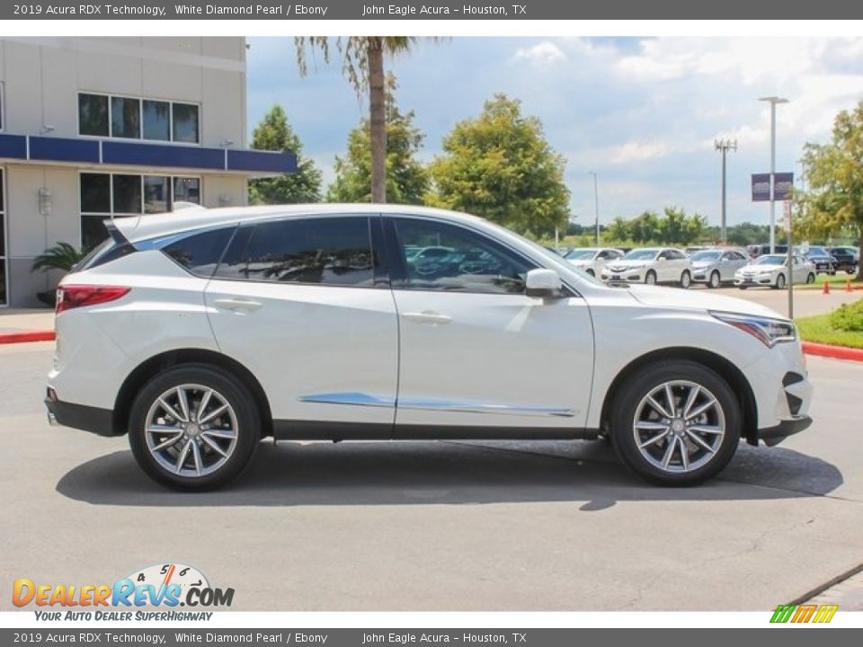 2019 Acura RDX Technology White Diamond Pearl / Ebony Photo #8