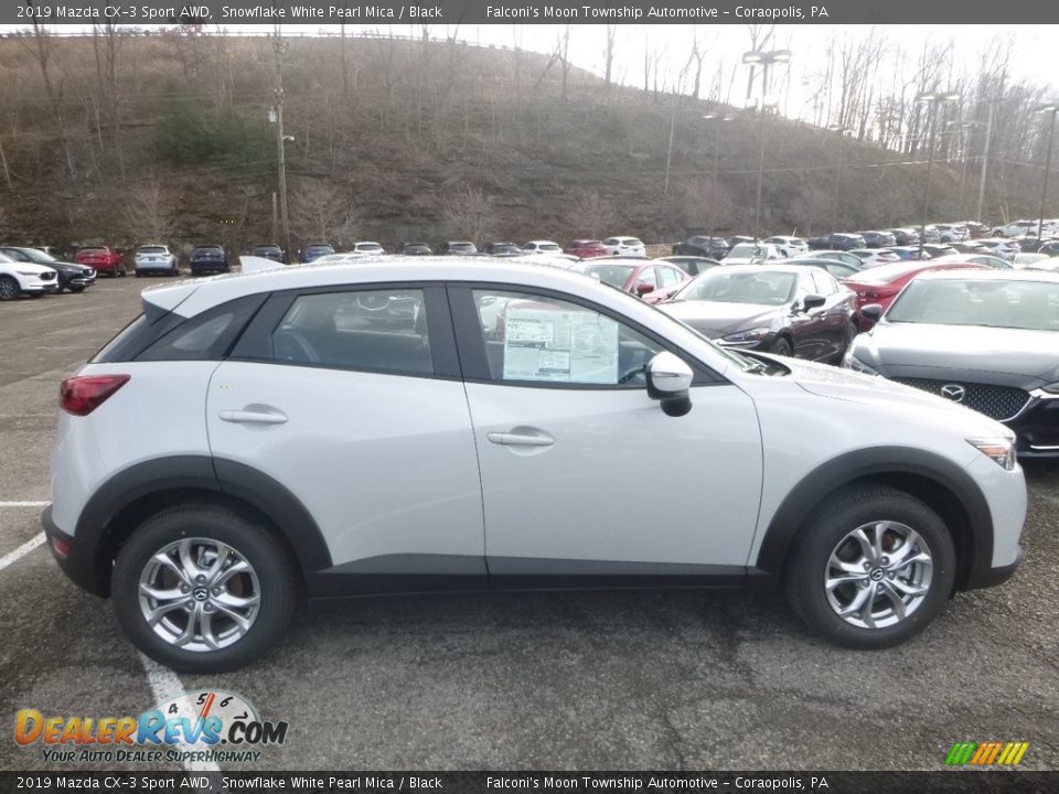 2019 Mazda CX-3 Sport AWD Snowflake White Pearl Mica / Black Photo #1