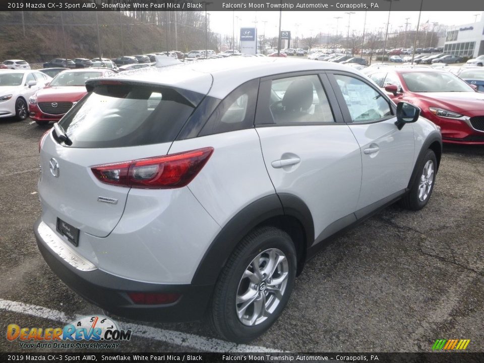 2019 Mazda CX-3 Sport AWD Snowflake White Pearl Mica / Black Photo #2